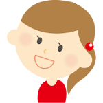 女性の笑顔