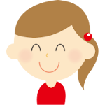 にこにこ顔の女性