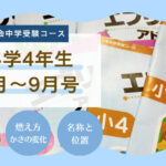 Ｚ会中学受験コース・小学4年生8月～9月号／公倍数、公約数。燃え方・かさの変化。名称と位置